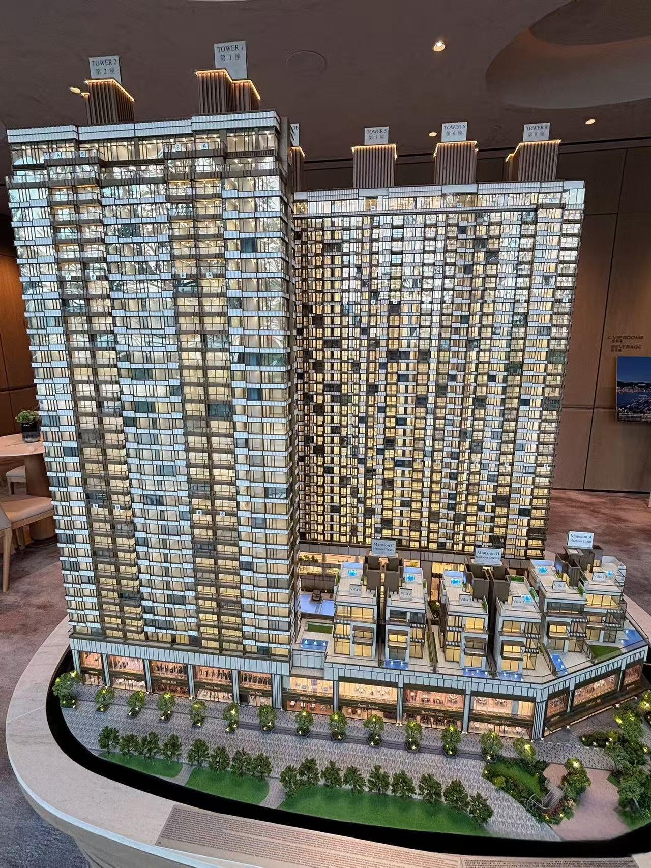 澐璟 客廳同寬露台 直面維港海天一線